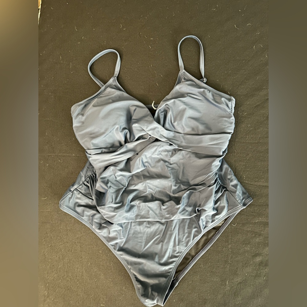 Navy blue Spaghetti Strap swimsuit